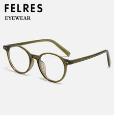 TR90 Round Anti Blue Light Eyeglasses For Men Women Full Rim Glasses Frames New