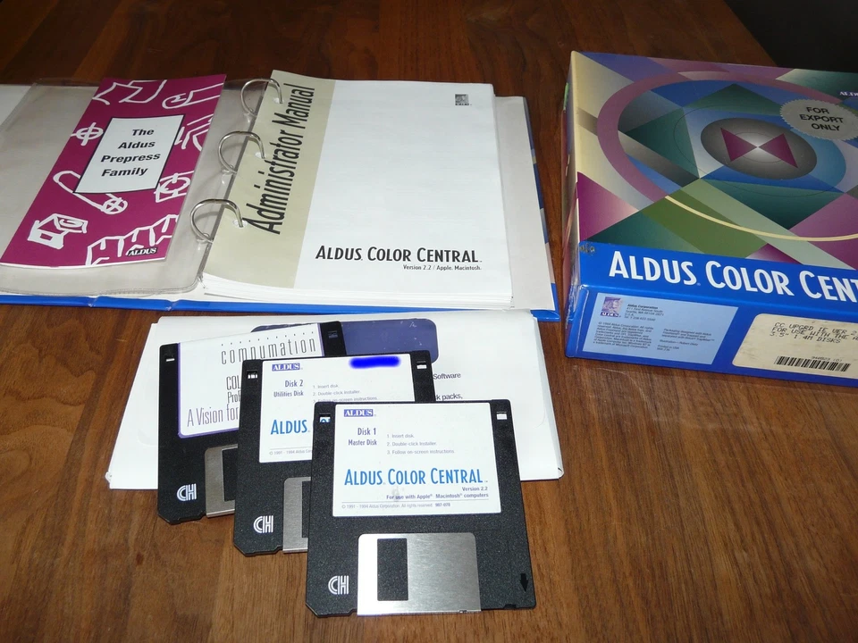 Aldus Color Central 2.2 für MAC englische Version, Rarität - Bild 4 von 4