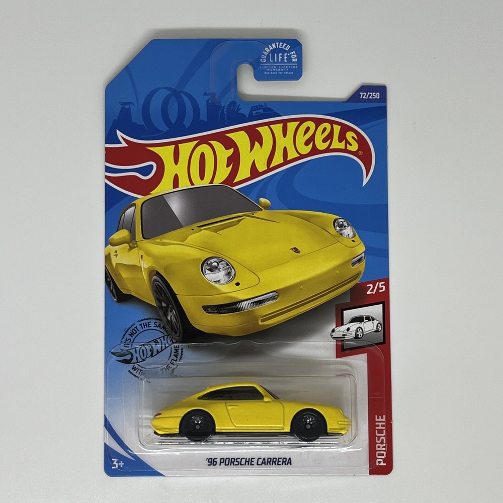 Hot Wheels  1996 PORSCHE CARRERA, Yellow