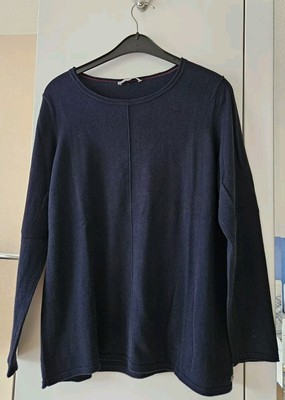 Cecil Rundhalspullover Pullover Damen Blau Größe XXL Langarm.