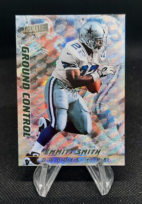 Emmitt Smith Ground Control Insert 1997 Stadium Club Dallas Cowboys