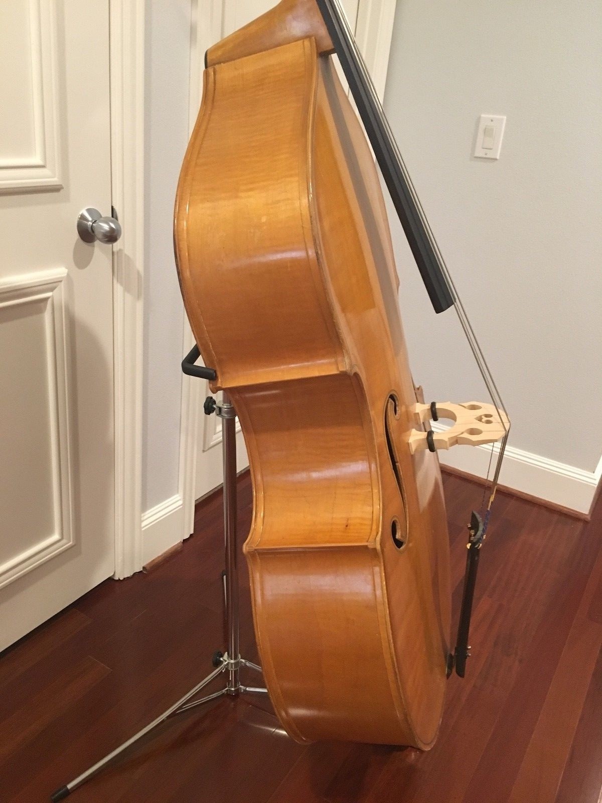 EXTREMELY RARE 1938 KAY BLONDE SWINGMASTER UPRIGHT BASS S7 SWING MODEL