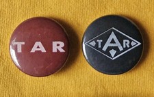 Tar (post hardcore / Touch And Go) two 25mm button badges. Free UK P&P!