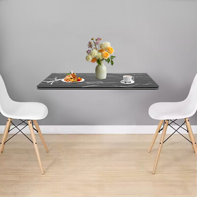 Folding Wall Desk, Wall-mounted Folding Table, Wall Mounted Folding Table Black