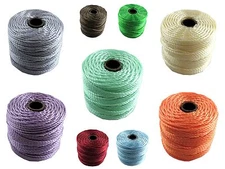 S-Lon Superlon TEX 400 Heavy Macrame Twist Nylon Beading Crafting Cord 0.9mm