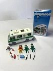 Vintage Playmobil 3253 German Police Van Set - With Box & Figures - W Germany