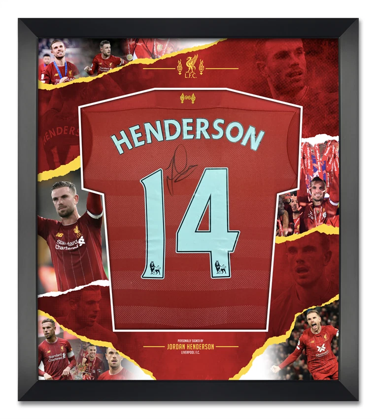 Henderson signed hotsell shirt liverpool