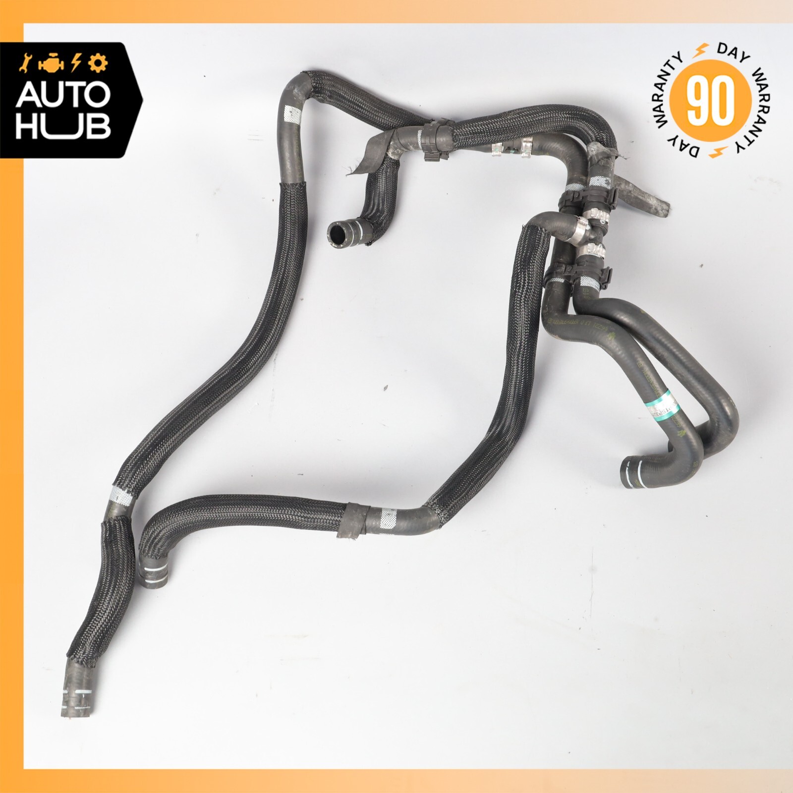 14-17 Maserati Quattroporte Ghibli Engine Radiator Cooling Hose Pipe Set OEM 69k