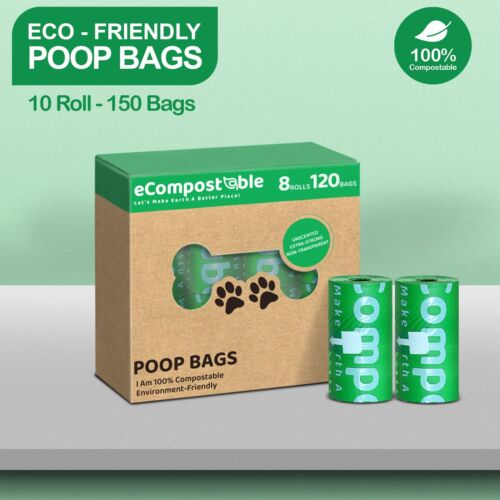 Large Biodegradable Dog Poop Bag Pet Poo Waste Bags High Quality Heavy Duty - Picture 8 of 14