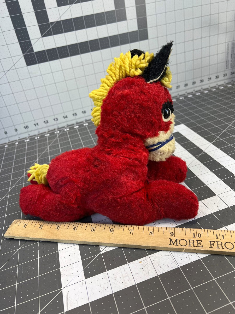 【中古】 Charms ＆ Knots Griffiths Vtg Sankyo Horse Plush Music Animals of Distinction