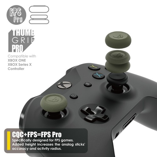 Gorra de palanca analógica con agarre para pulgar Skull & Co FTG y FPS para Xbox One/Xbox Series X 6 PIEZAS - Imagen 3 de 11