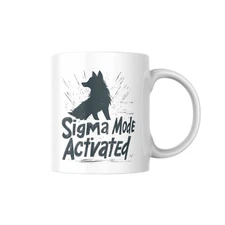 Sigma Mode Activated Mug by Dancing Littles Jungle