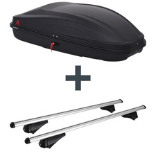 Dachbox G3 Spark 320 + Dachtr&auml;ger Menabo Tiger f&uuml;r Mercedes GLC SUV Typ X253 NP