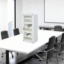 Cell Phone Locker Box, Mobile Phone Storage Box, 72 Slots Phone Storage Cabinet