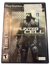 Tom Clancy’s Splinter Cell PS2 Complete CIB Black Label SLUS-20652