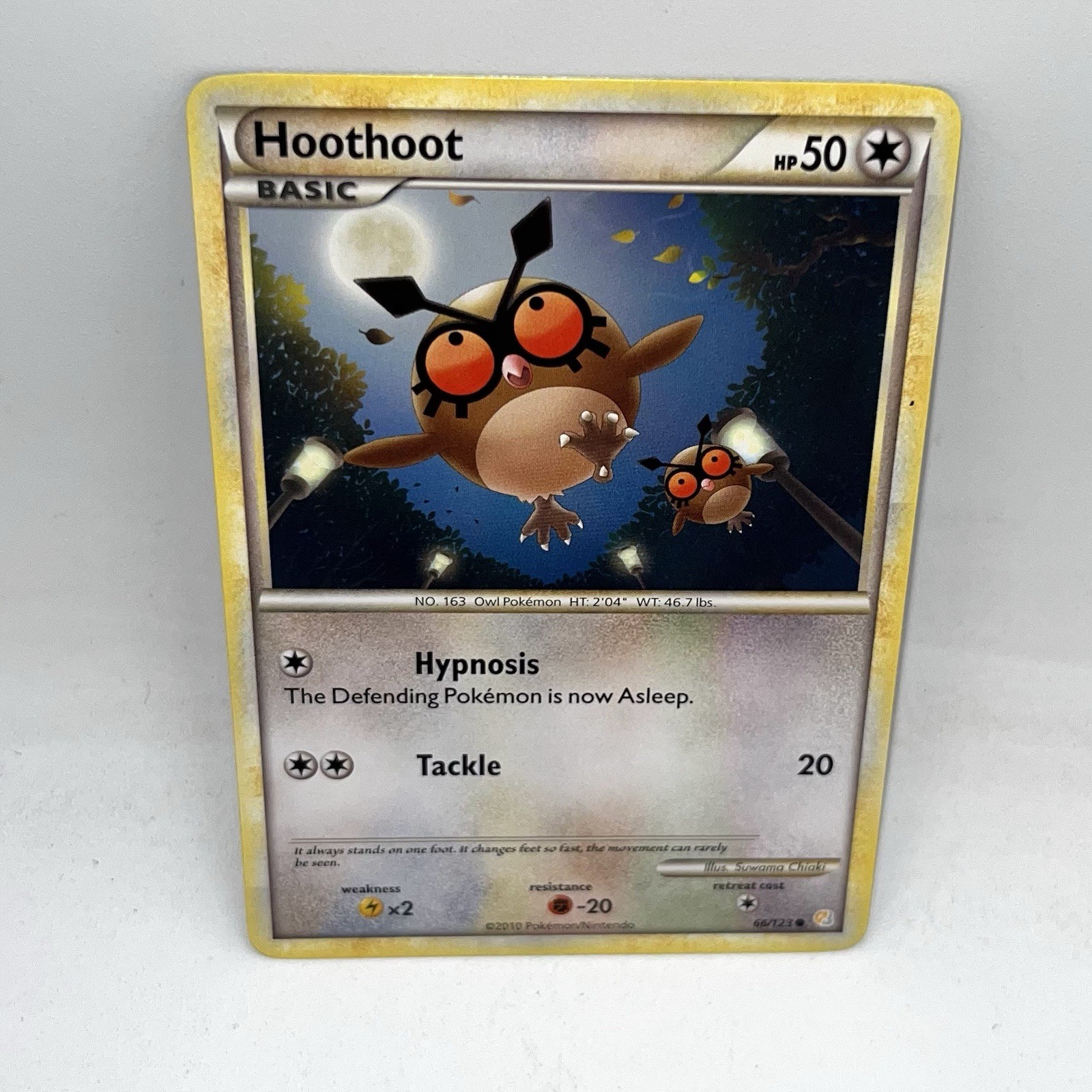 Hoothoot 66/123 HGSS HeartGold & SoulSilver  Pokemon TCG