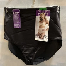 Naomi And Nicole Firm Control Waistline Brief Panties Size Large 