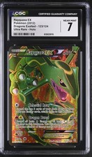 CGC 7 Rayquaza EX 123/124 Ultra Rare Holo Dragons Exalted Pokemon Card on eBay
