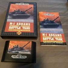 M-1 Abrams Battle Tank (Sega Genesis, 1991) Complete* See Desc