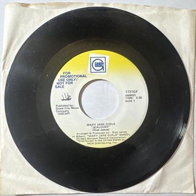 RARE 45 RPM 70s Soul Funk 45 RICK JAMES Mary Jane Girls GORDY NM Promo FH