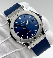 Hublot Classic Fusion Titanium Blue 45mm (511.NX.7170.RX) 2025 Box Papers 