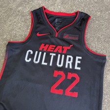 Miami Heat 2023/24 City Edition Jimmy Butler #22 Nike NBA Swingman Jersey 44 Med