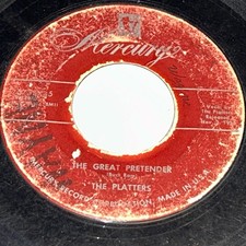 The Platters The Great Pretender/ I m Just A Dancing Partner 7 45Rpm 23V19