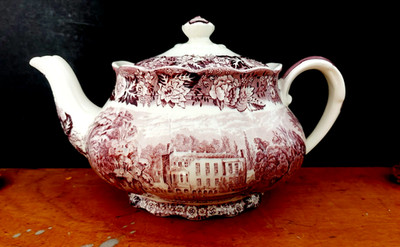Teekanne Palissy Thames River Scenes Lila Mulberry Twickenham 1,25l Landhausstil