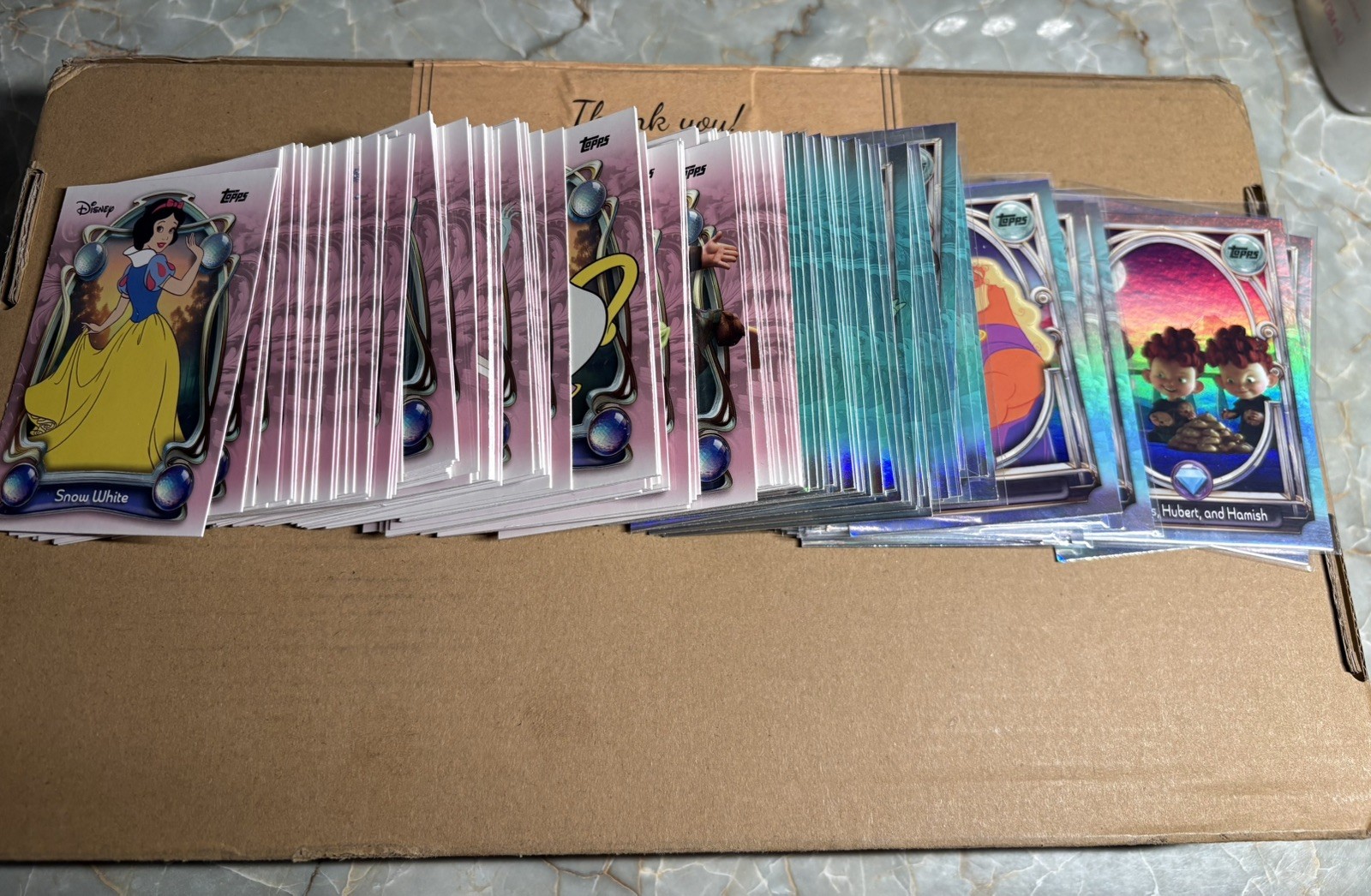 2025 Disney Wonder LOT - 150 Tier 1 and Tier 2 base cards