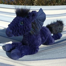 RARE Jellycat - Seraphina Pegasus - Large 22" Retired Plush Soft Toy Navy Deluxe