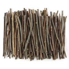 100Pcs Natural Wood Log Sticks 10cm   DIY Craft Sticks for Art, Decor  Props