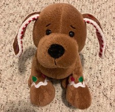 Webkinz Gingerbread Puppy Plush Only VHTF