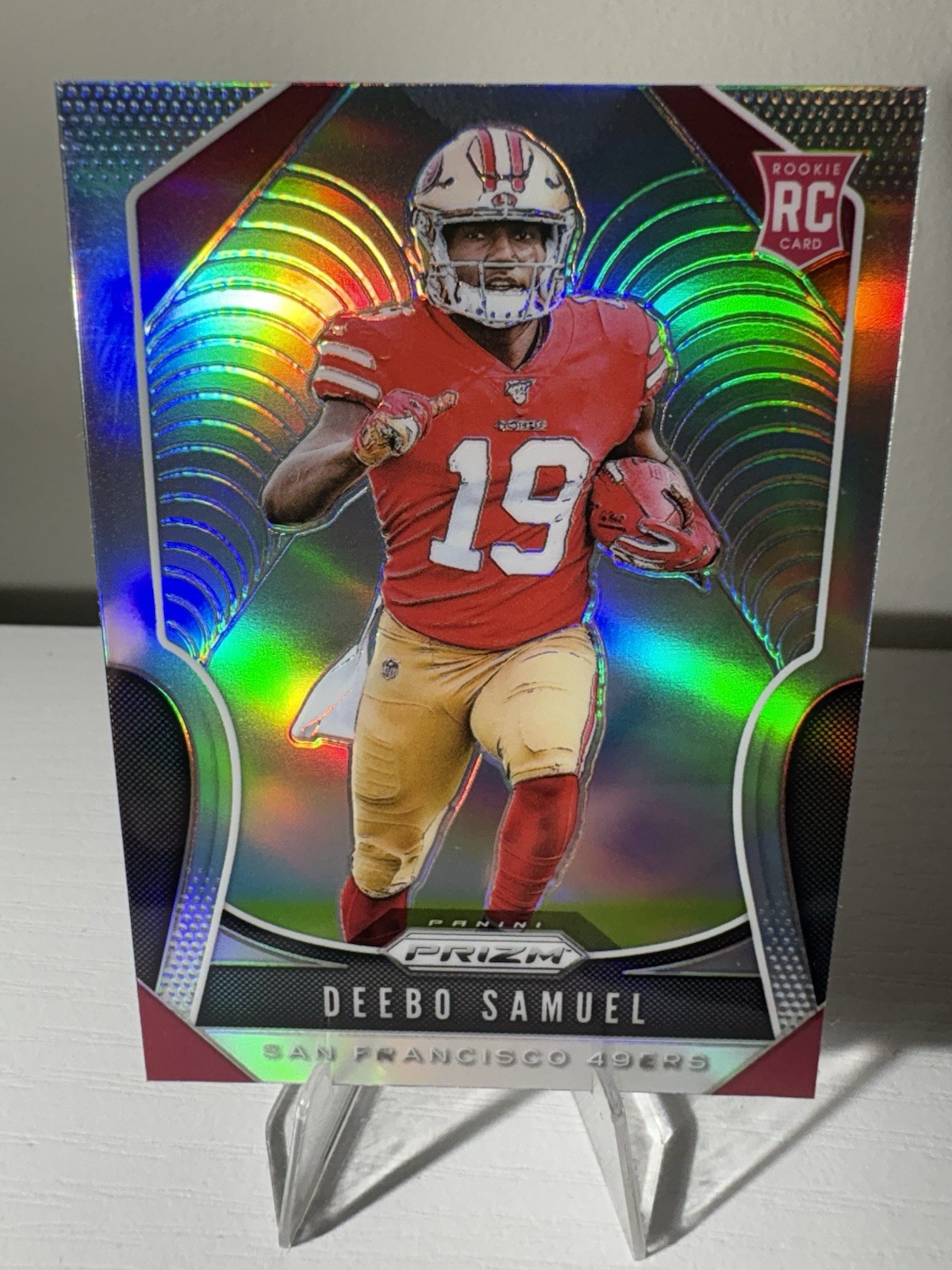2019 Panini Prizm - Rookies Deebo Samuel #346 Silver Prizm (RC)