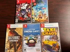 New ListingLOT OF 5 Persona Lego Adventures South Park Taxi Chaos Games for Nintendo Switch