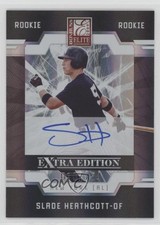 2009 Donruss Elite Extra Edition Rookie /754 Slade Heathcott #60 Auto 5c2