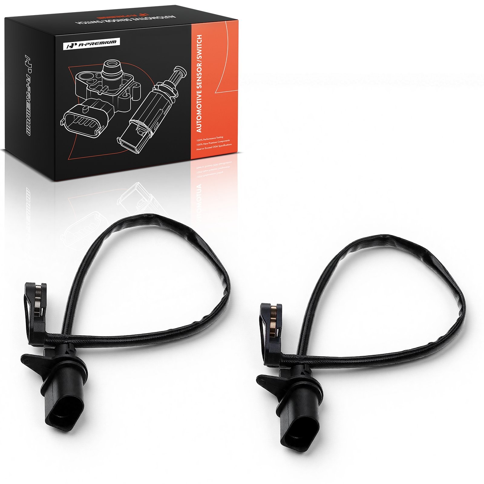 A-Premium 2x Front Side Brake Pad Wear Sensor for Audi A4 09-15 A5 A6 allroad Q5