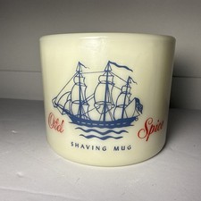 Old Spice Shaving Mug Grand Turk Ship 1786 Shulton Clifton Rare Early American