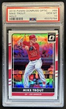 2016 Panini Donruss Optic Mike Trout Holo #89 Angels PSA 10 GEM MINT