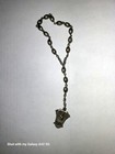VINTAGE RELIGIOUS INFANT OF PRAGUE CHAPLET METAL BEAD ROSARY — photo 5
