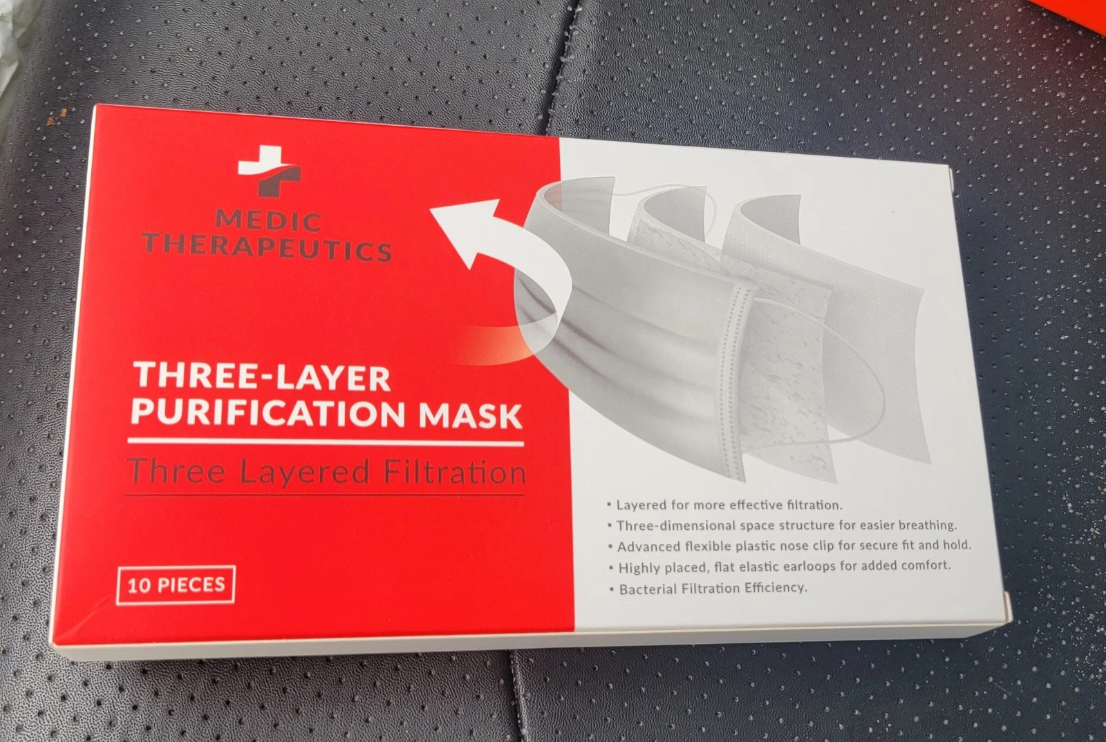 13 box Face Masks, Three Layer Filtration - Purification