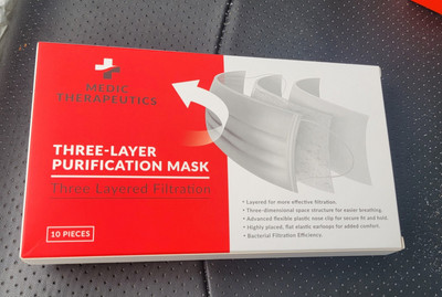 13 box Face Masks, Three Layer Filtration - Purification 