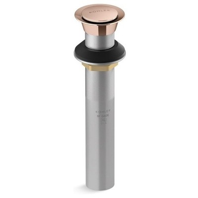 Kohler 33151-RGD Clicker Drain Without Overflow Vibrant Polished Rose Gold