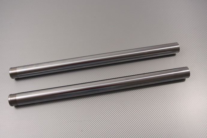 Tubes de fourche SPR pour Yamaha V-Star 1100 Silverado 2003-2009 argent chromé