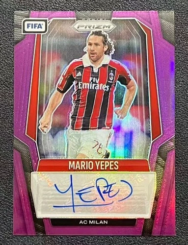 2025-26 Panini Prizm FIFA Mario Yepes #S-MY Auto Purple /25