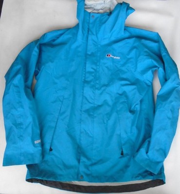 Berghaus Goretex Pro Shell Jacke hellblau wasserdicht Herren L Large BESCHREIBUNG LESEN
