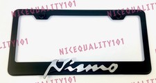 3d Nismo Stainless Steel Black Finished License Plate Frame 3d Nismo Stainless Steel Black Finished License Plate Frame