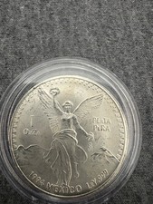 1994-Mo Mexico 1 oz Silver Libertad Onza BU - .999