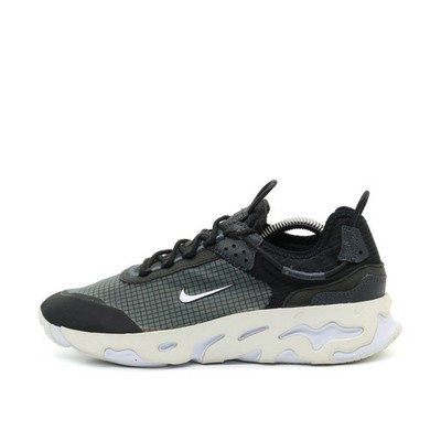 Nike Damen React Vision Sneaker Schwarz/Grau/Weiß Synthetik/Textil Low-Top EU 40
