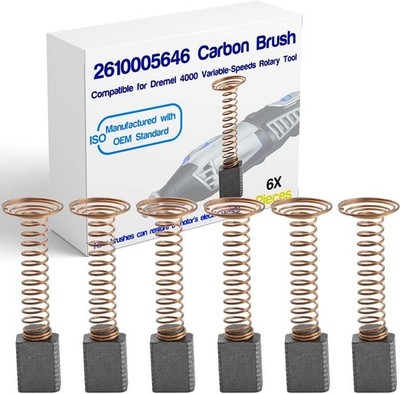 6 PCS Carbon Brushes For Dremel 4000 Motor Replacement
