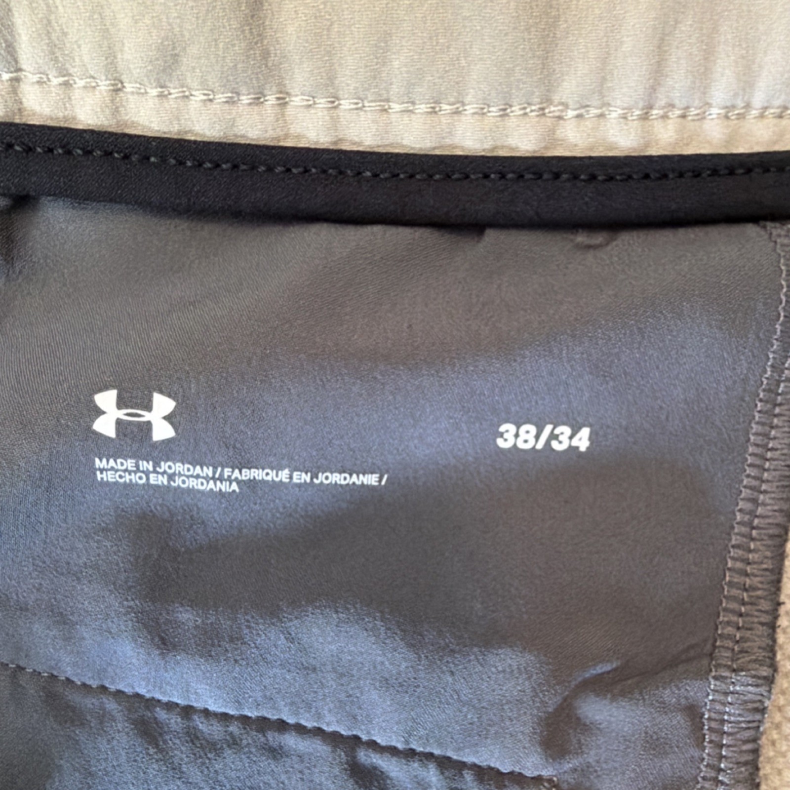 Under Armour Chino Pants Beige 38 Cotton Twill Flat Front Straight Leg Men's thumbnail 3